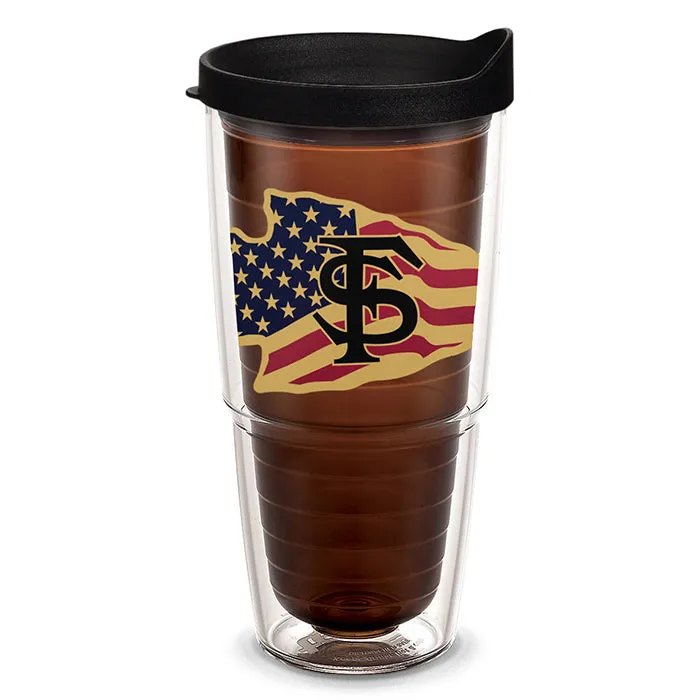 24oz Insulated Tumbler with Veterans Alliance Arrowhead by Tervis