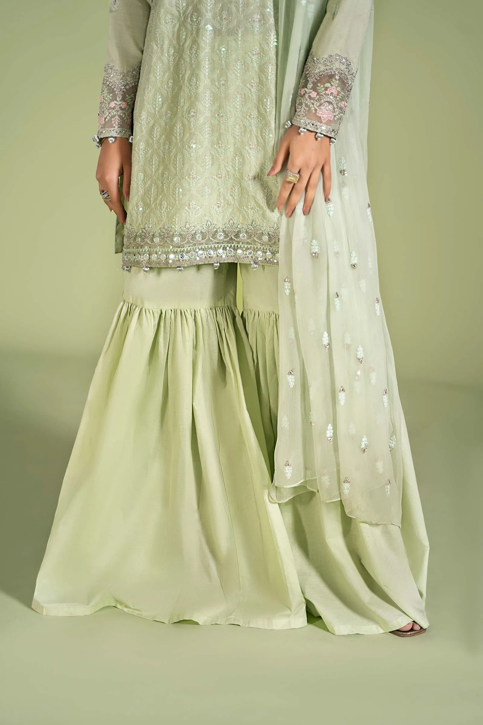 3 Piece Embroidered Lawn Suit | DW-EF24-11