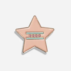 A Braver Chicago Light Pink Lapel Pin