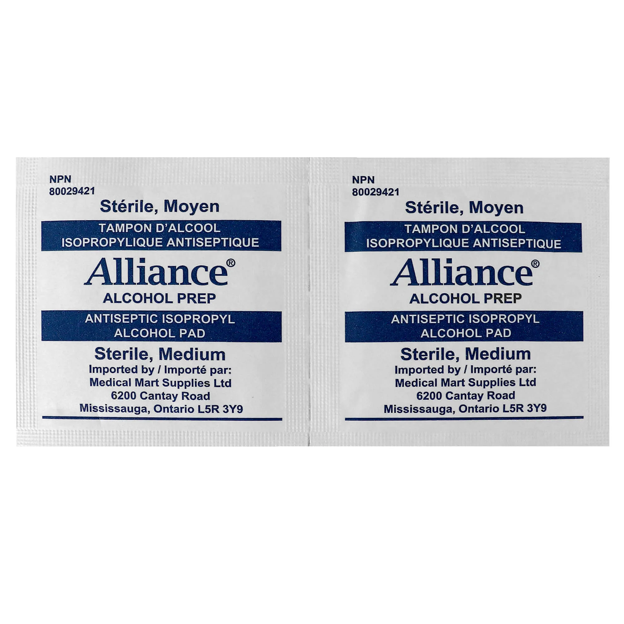 Alliance Alcohol Prep Pads