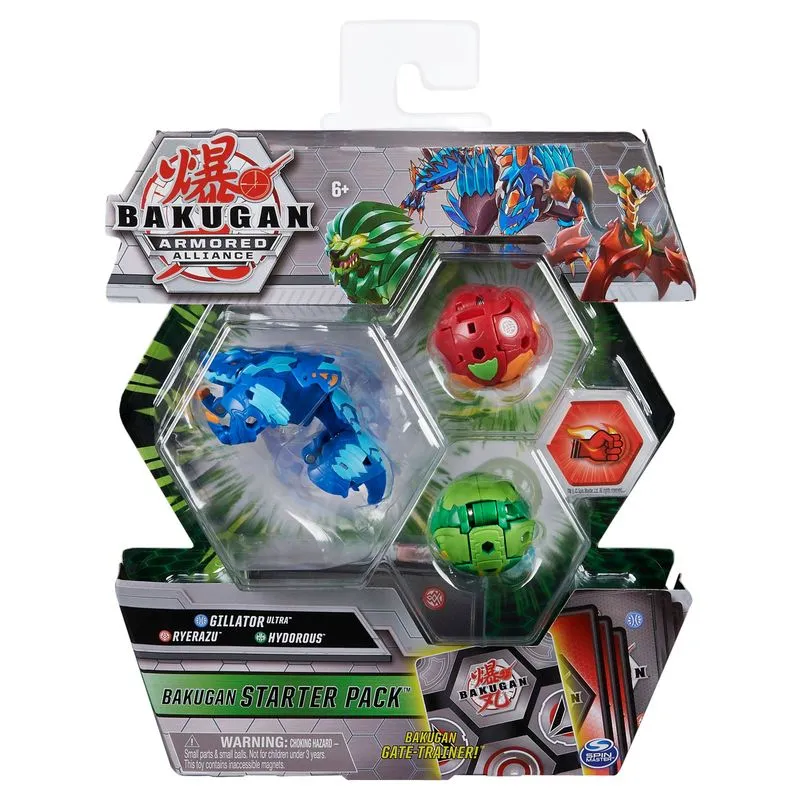 Bakugan Starter Pack Series 2.5 Gillator Ultra/Ryerazu/Hydorous