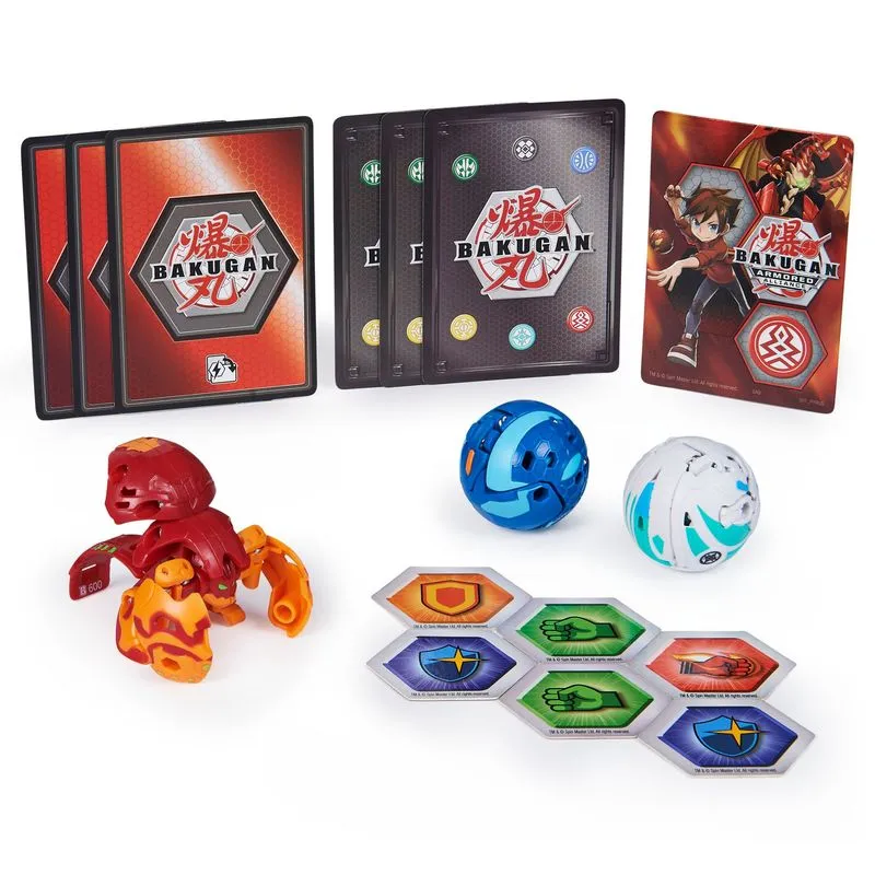 Bakugan Starter Pack Series 2.5 Tretorous Ultra/Barbetra/Nillious