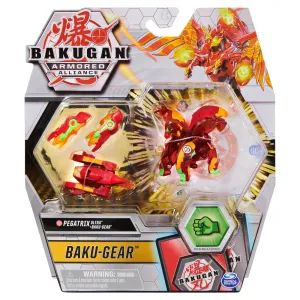 Bakugan Ultra With Battle Gear Pegatrix Red & Orange