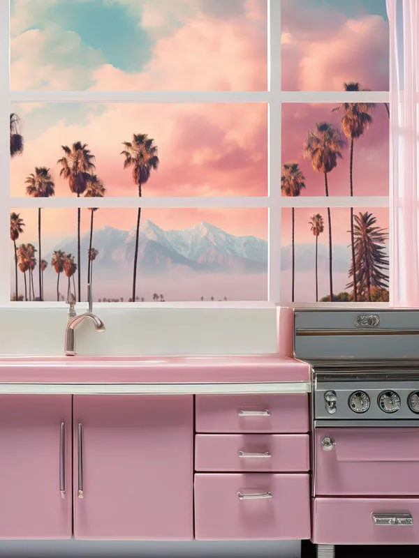 Barbie's Dream Kitchen Photography Backdrop