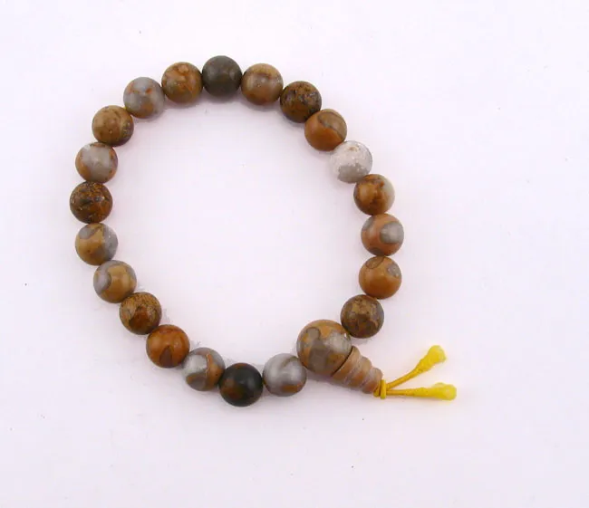 Beaded Gem Stone Bracelet