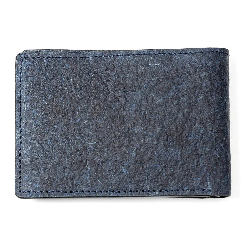 Bi-Fold Men Wallet | Coconut Leather | Magnetic Closure | Dark Indigo