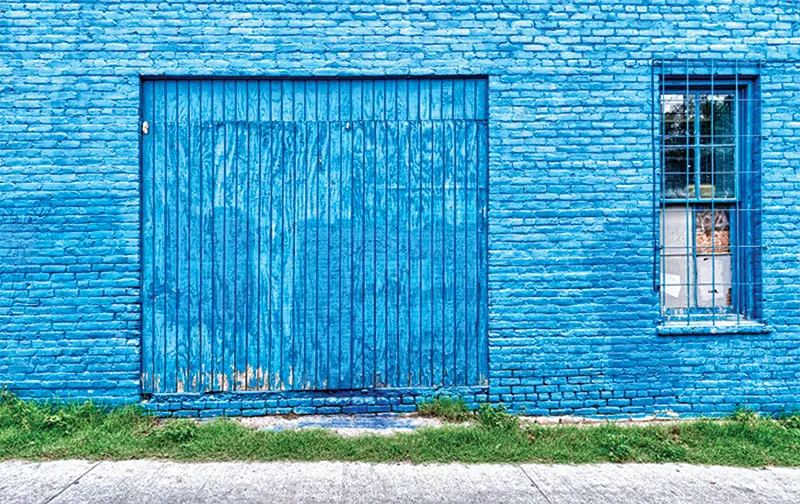 Blue Brick Wall Printed Photography Backdrop