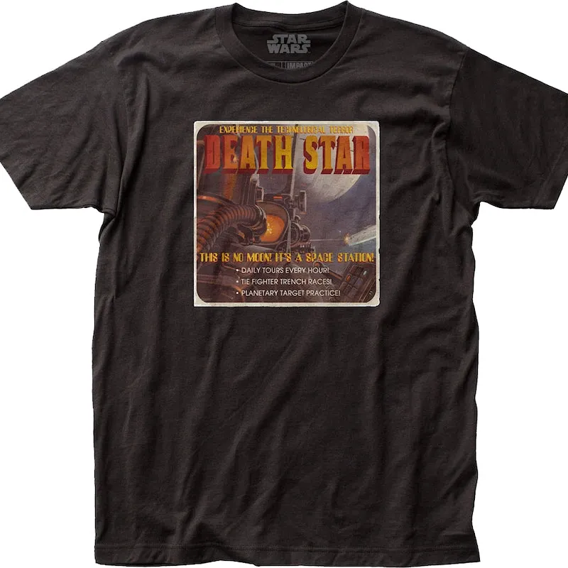 Death Star Postcard Star Wars T-Shirt