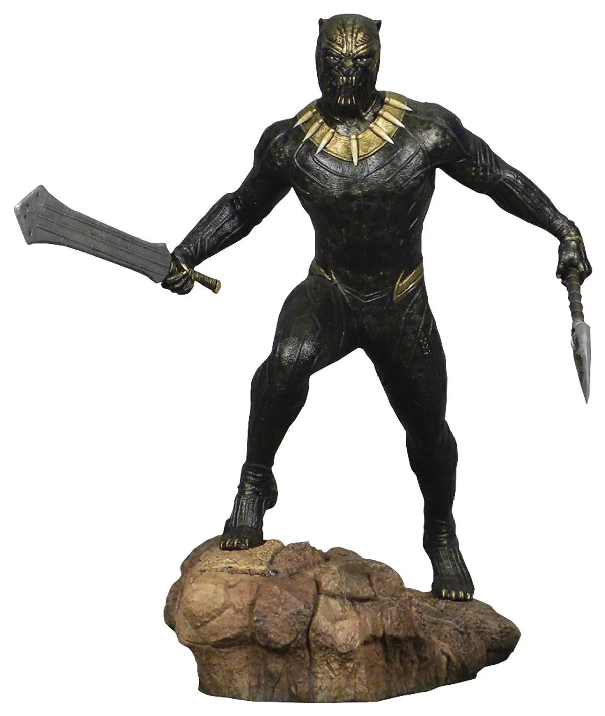 Diamond Select Toys - Marvel Gallery - Black Panther Movie - Eric Killmonger 9-inch PVC Diorama Statue