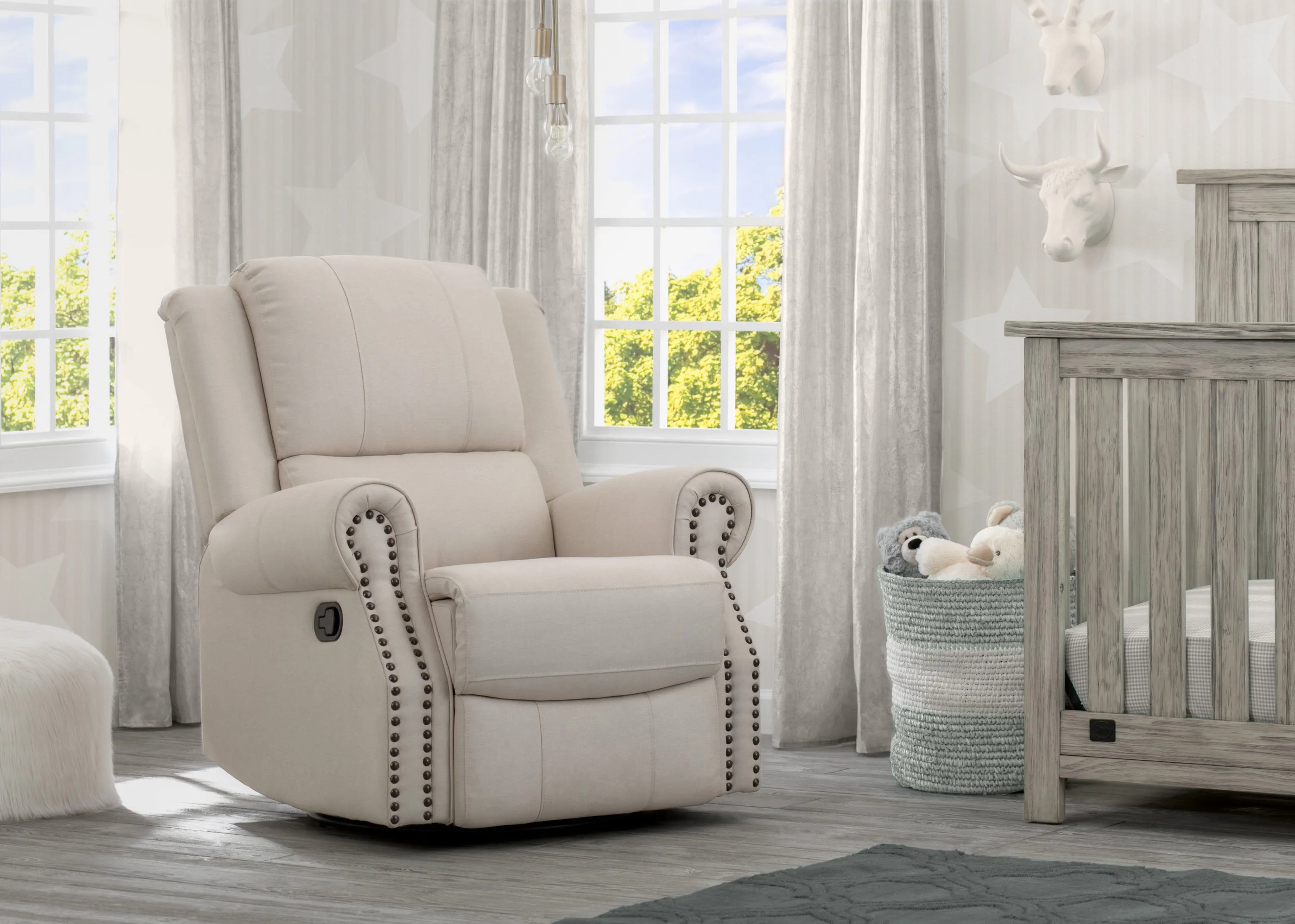 Drake Nursery Recliner Swivel Glider Chair