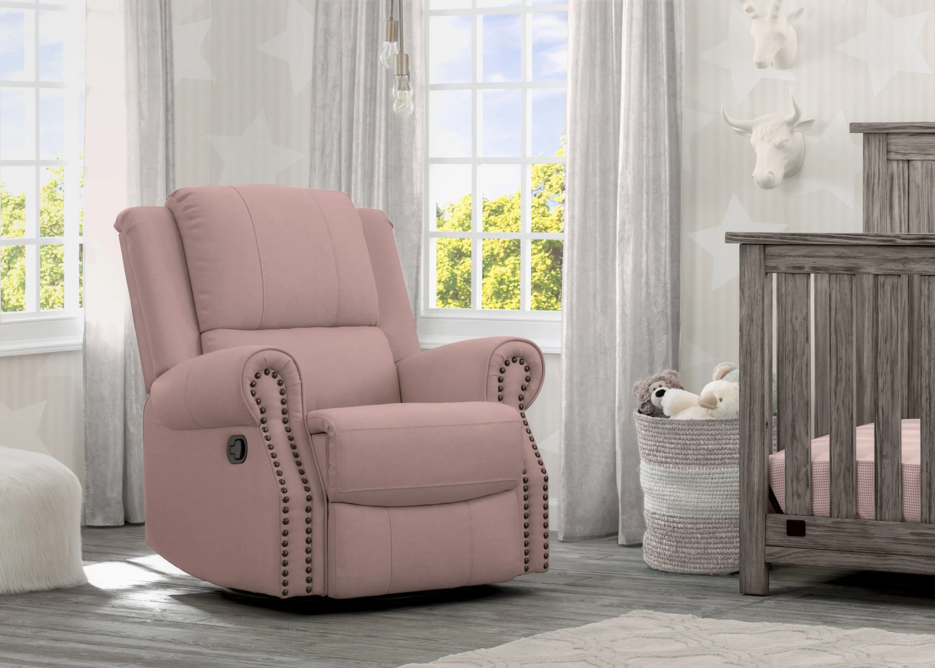 Drake Nursery Recliner Swivel Glider Chair