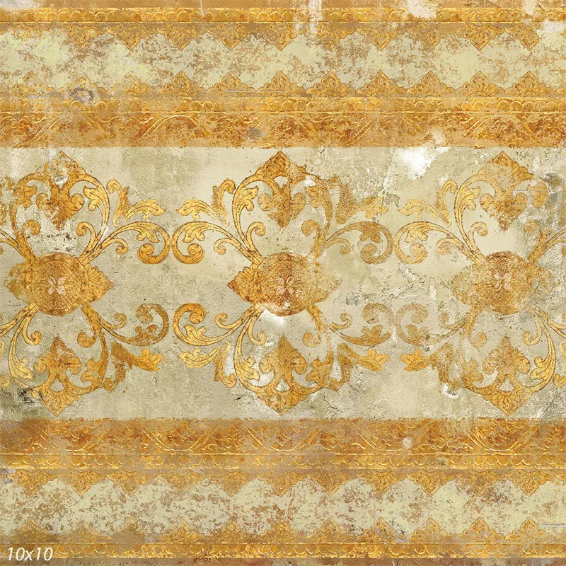 Florentine Medallion Ivory Backdrop