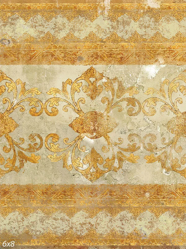 Florentine Medallion Ivory Backdrop