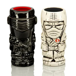 Geeki Tikis G.I. Joe Ceramic Mug Set | Snake Eyes & Storm Shadow