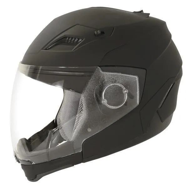 Hawk ST-553-4FB Evolution 2-IN-1 Flat Black Modular Helmet