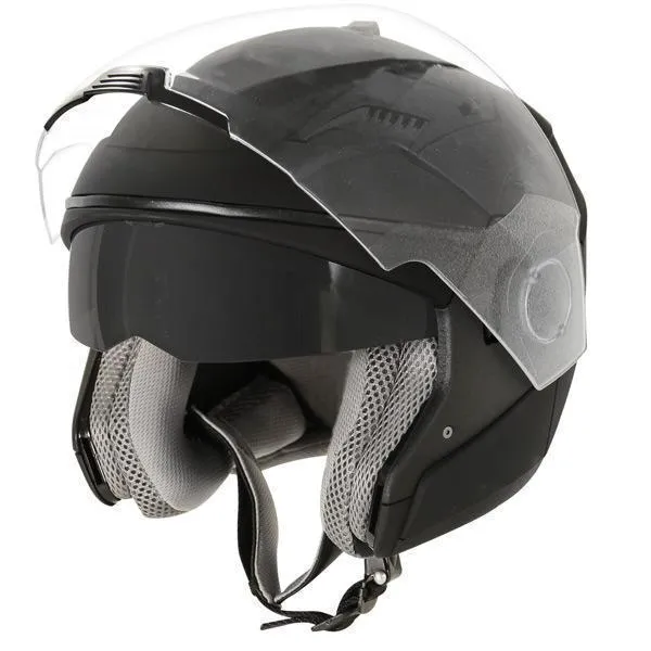 Hawk ST-553-4FB Evolution 2-IN-1 Flat Black Modular Helmet