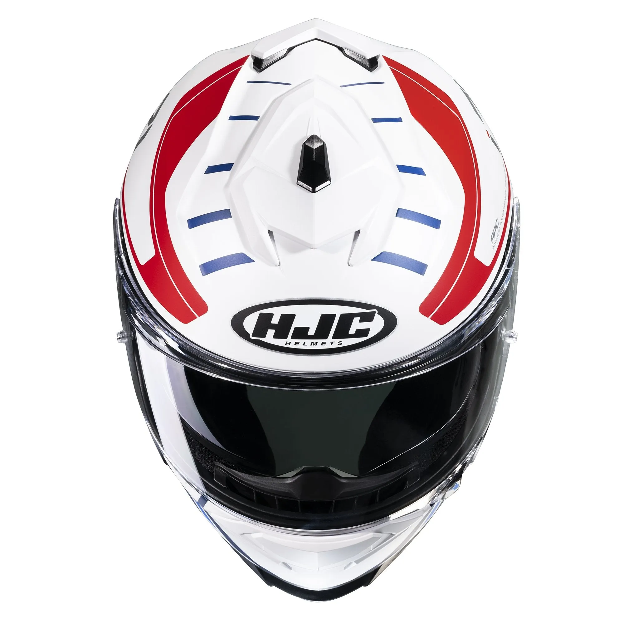 HJC I71 Simo Full Face Motorcycle Helmet - MC21SF White, Red, Blue