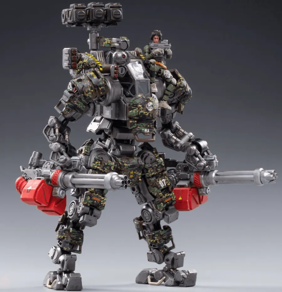 Joy Toy Steel Bone H07 Firepower Mecha 1:18 Scale Action Figure By Joy Toy