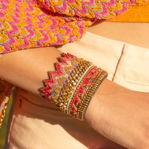 Maheswari Pinkish Bracelet