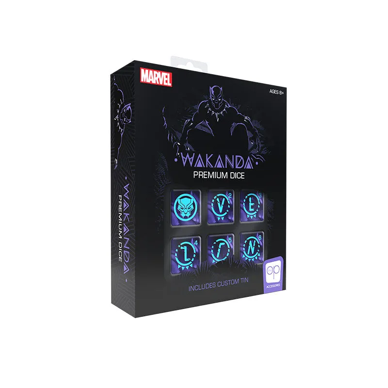 Marvel Black Panther Premium 6PC Dice Set