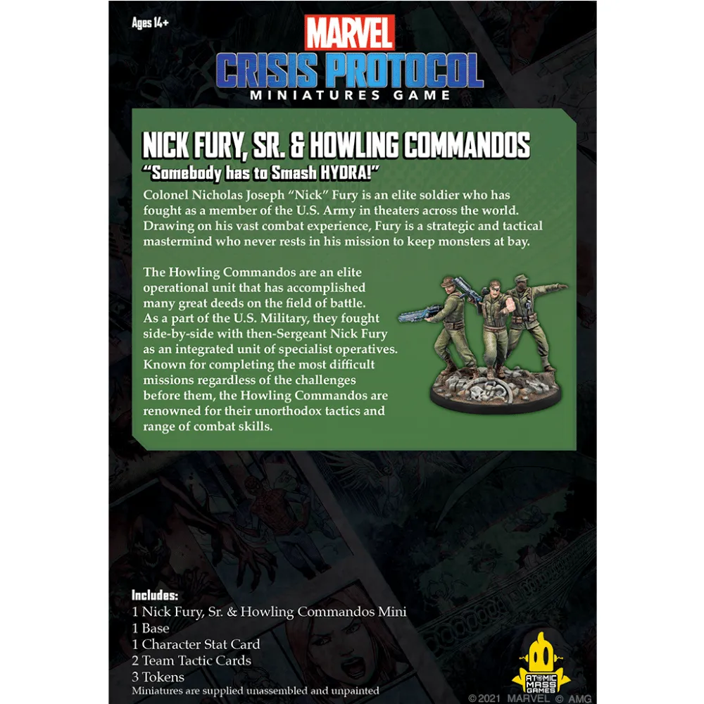 Marvel: Crisis Protocol – Nick Fury, Sr. and the Howling Commandos