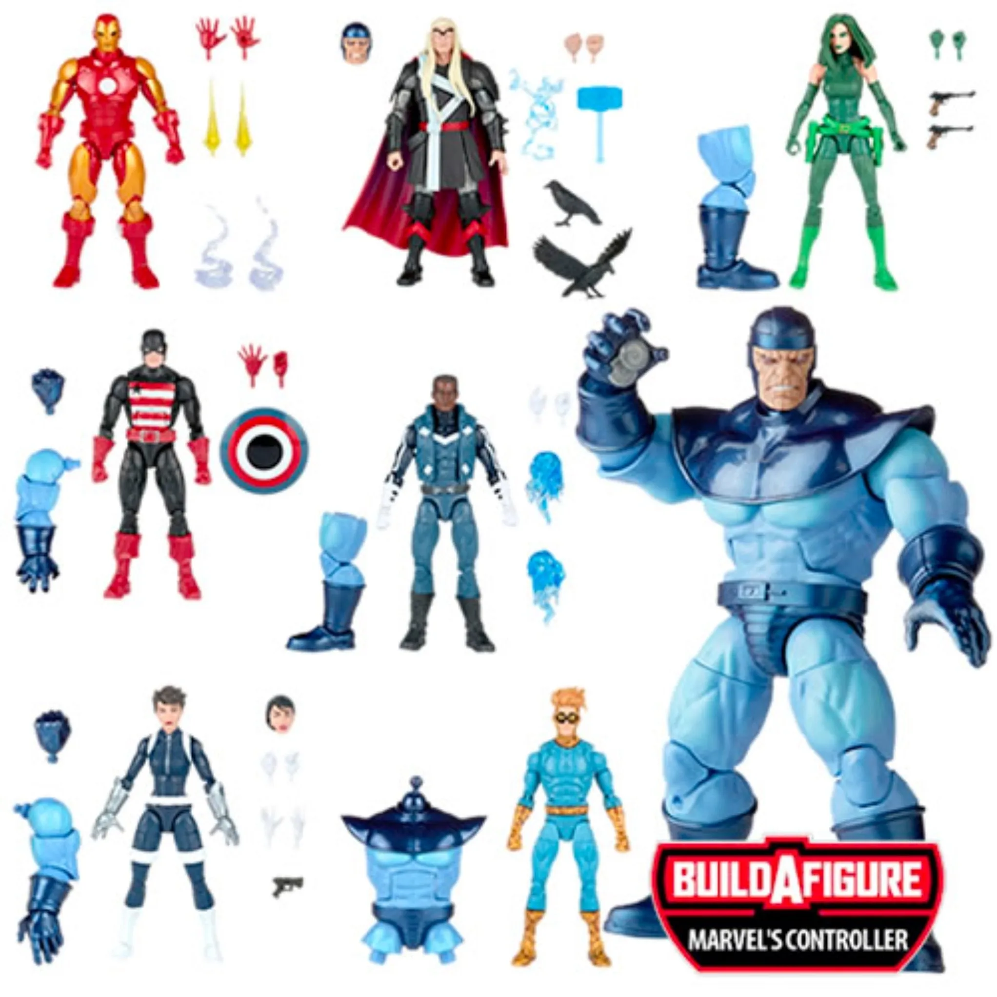 Marvel Legends Avengers COMPLETE SET (Controller BAF)