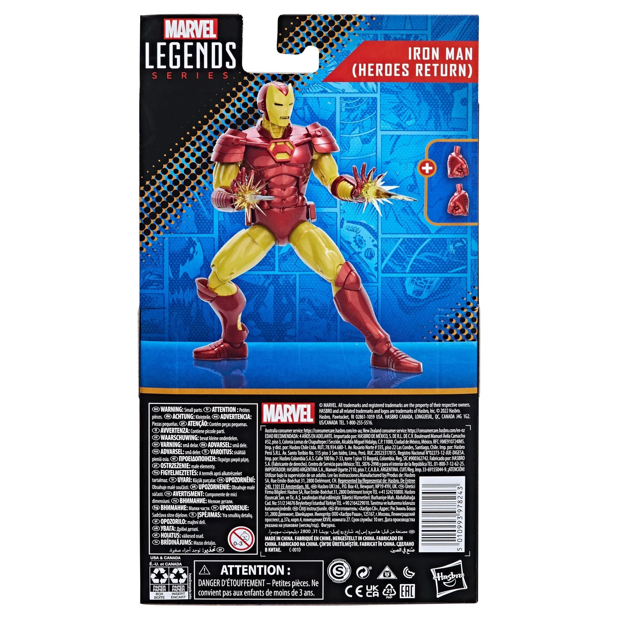 Marvel Legends Heroes Return Iron Man (Amadeus Cho Hulk BAF)