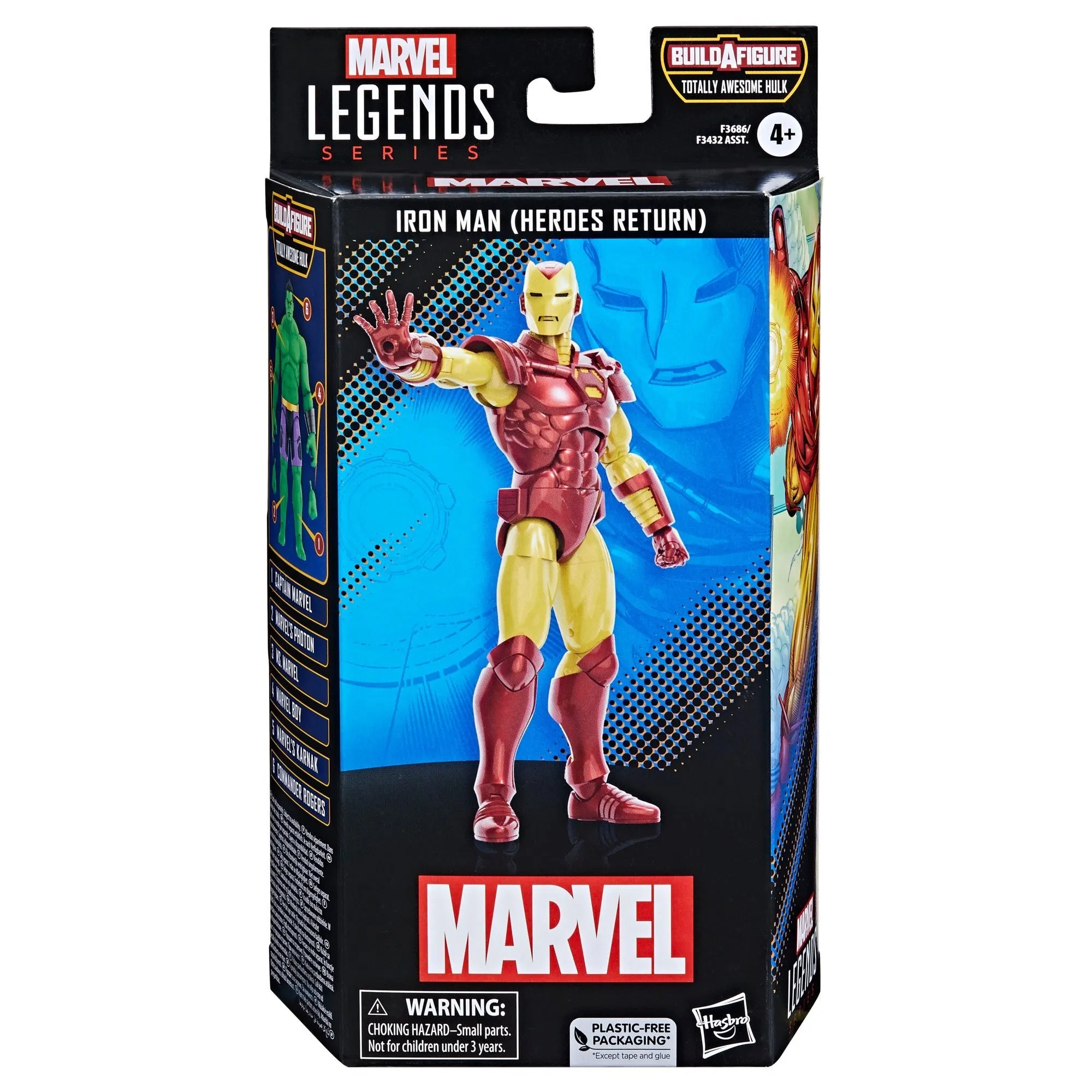 Marvel Legends Heroes Return Iron Man (Amadeus Cho Hulk BAF)