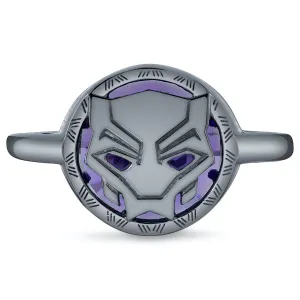 Marvel X RockLove BLACK PANTHER LEGACY Crystal Icon Ring