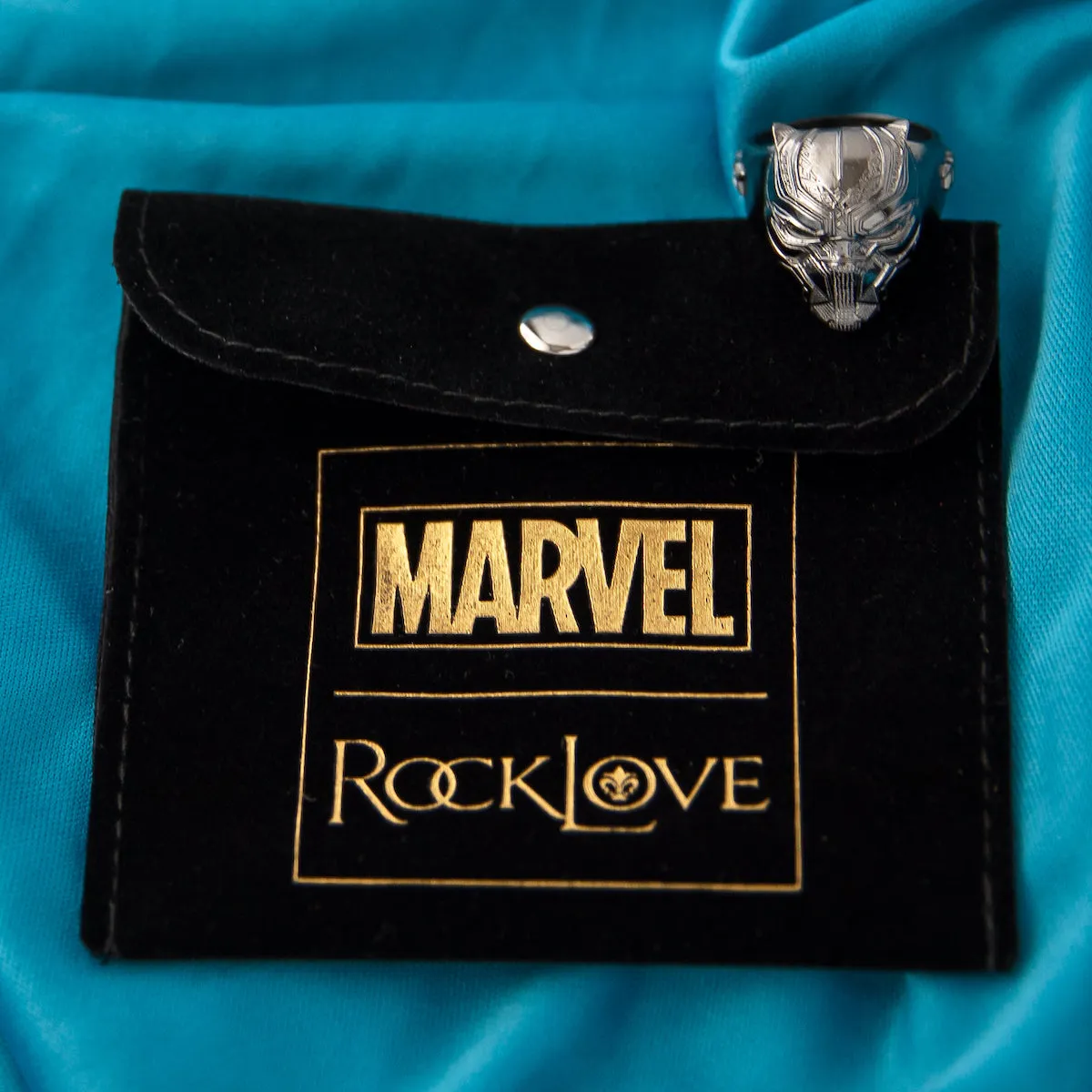 Marvel X RockLove BLACK PANTHER LEGACY Mask Ring