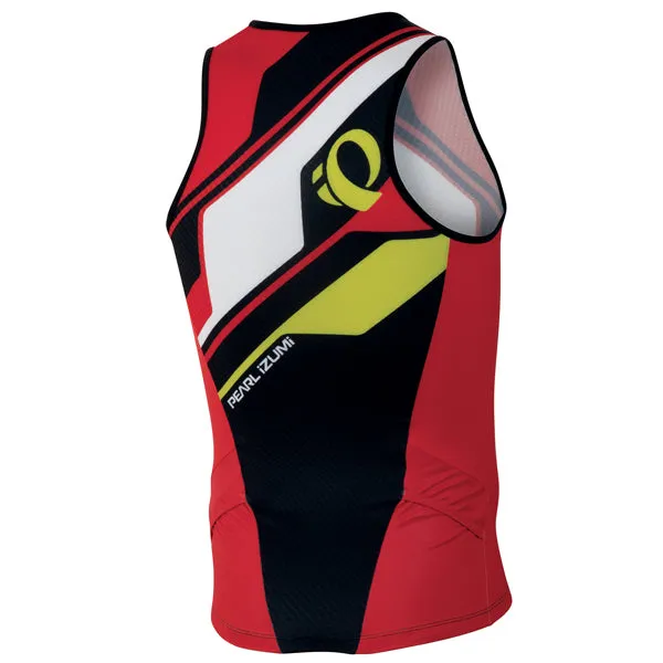 Men's Elite In-R-Cool LTD Tri Singlet - Insert Mandarin Red