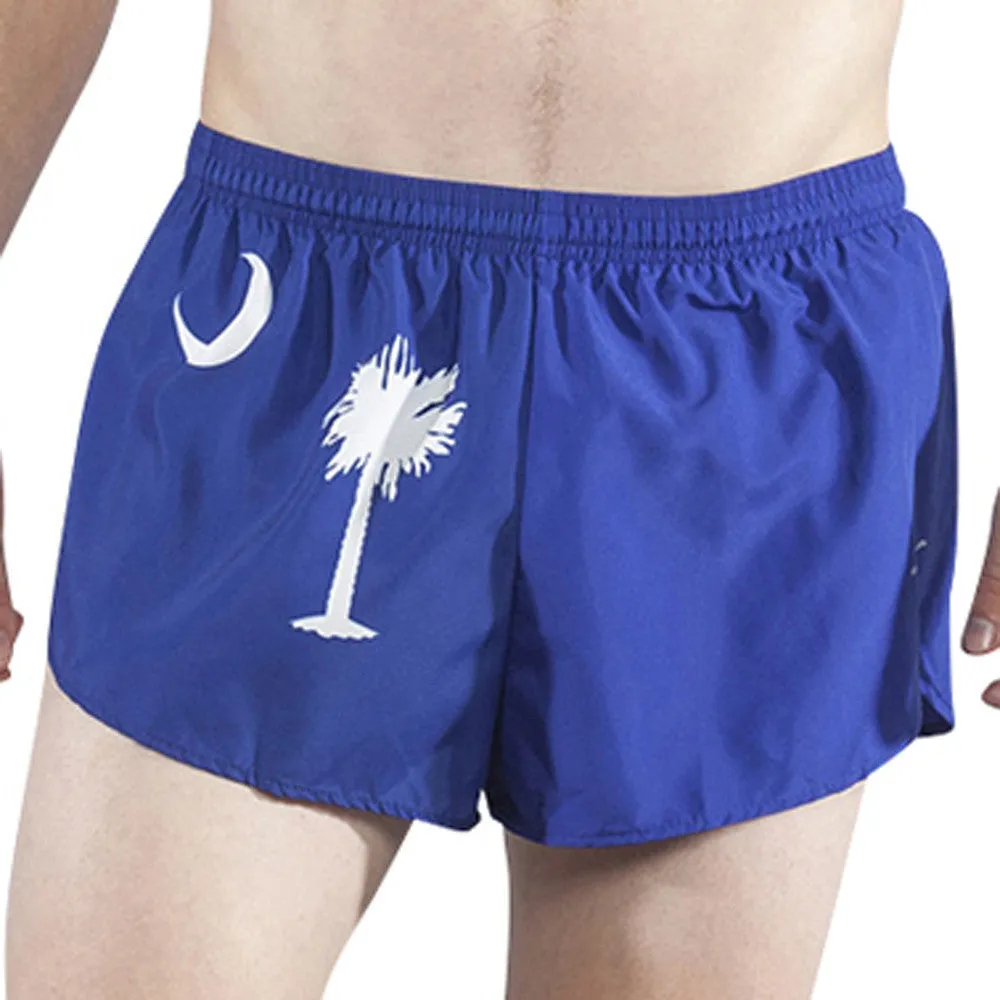 Men's Flag 1" Elite Split Shorts [S-T] - South Carolina