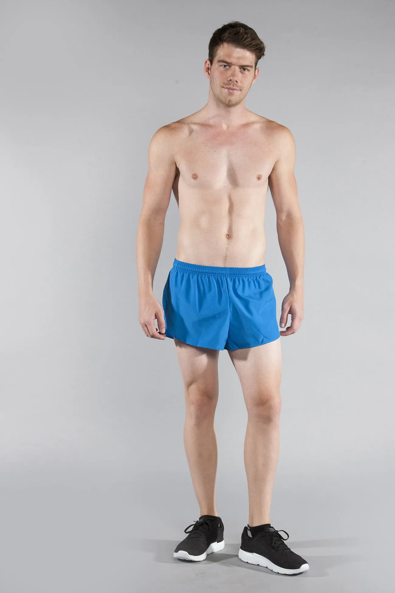 Men's Solid 1" Elite Split Shorts - Cobalt