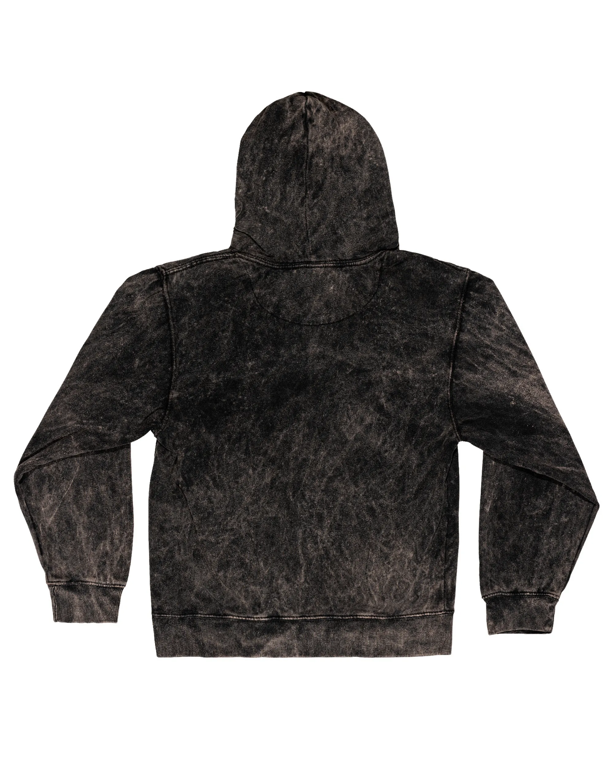 Mineral Wash Premium Fleece Hoodie - Grey - Youth