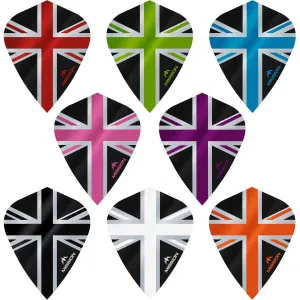 *Mission Alliance Union Jack Dart Flights - Kite - Black