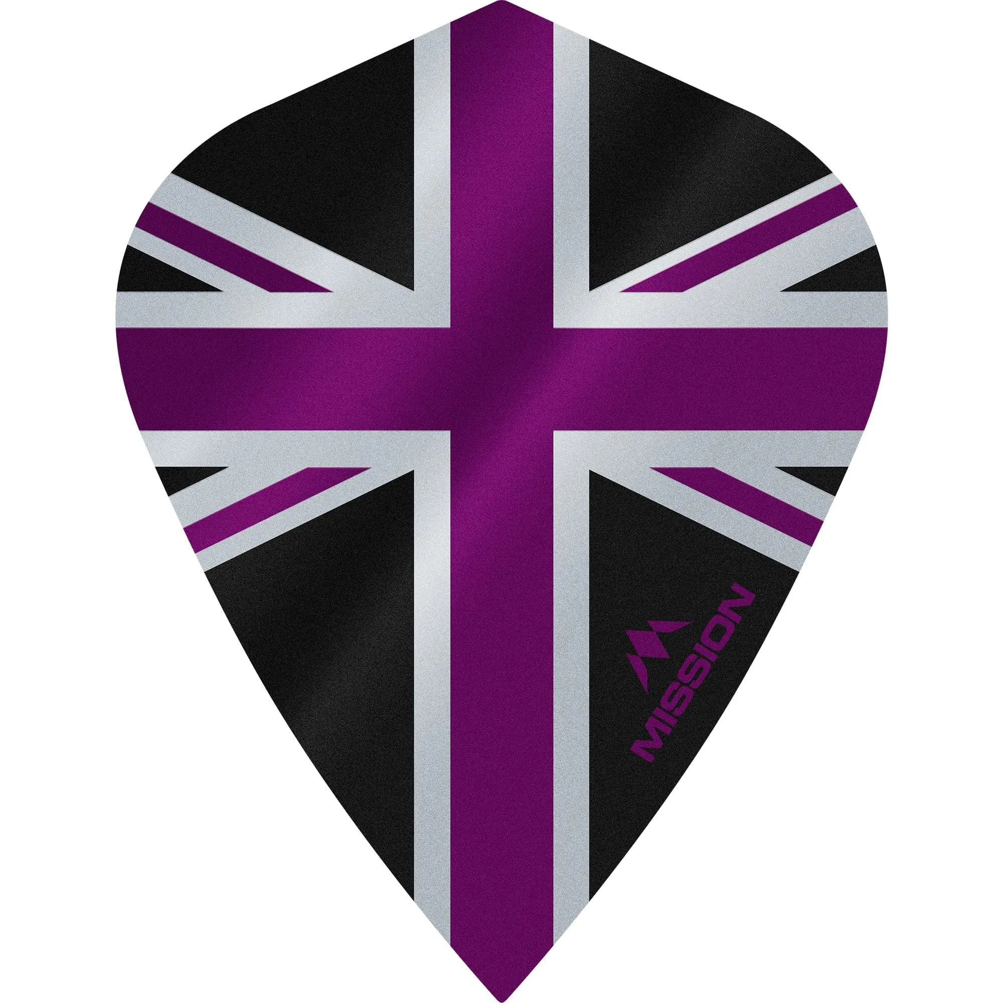 *Mission Alliance Union Jack Dart Flights - Kite - Black