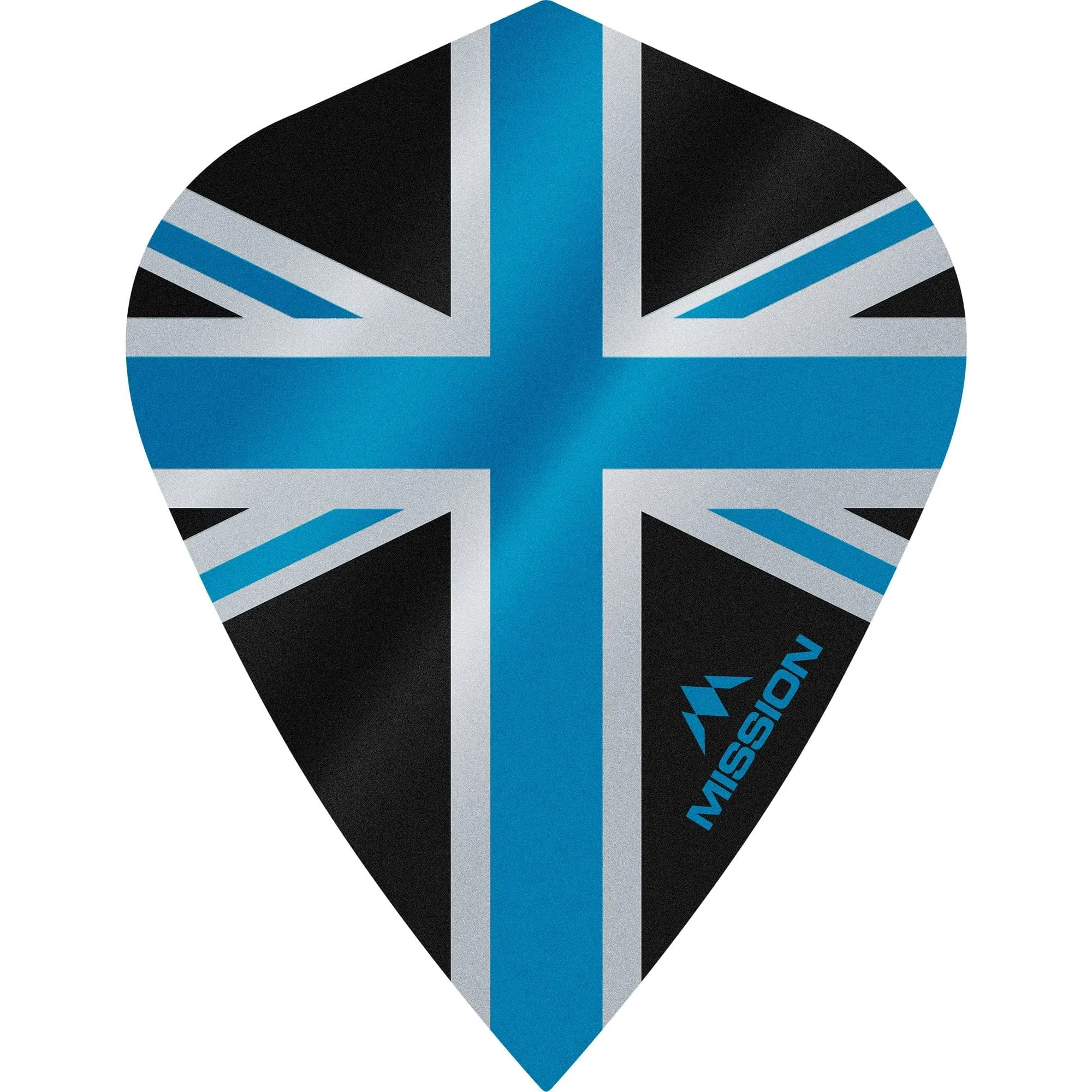 *Mission Alliance Union Jack Dart Flights - Kite - Black