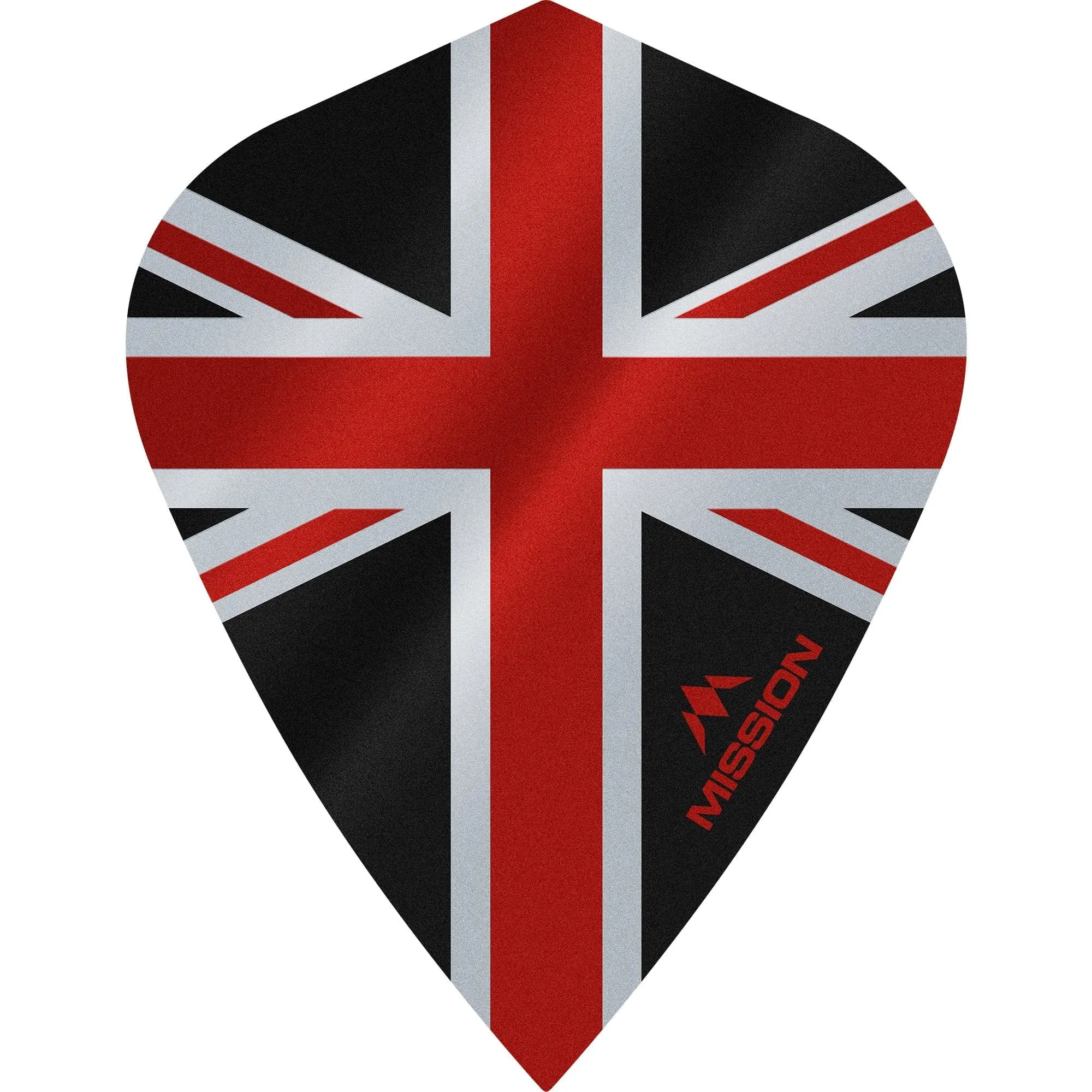 *Mission Alliance Union Jack Dart Flights - Kite - Black