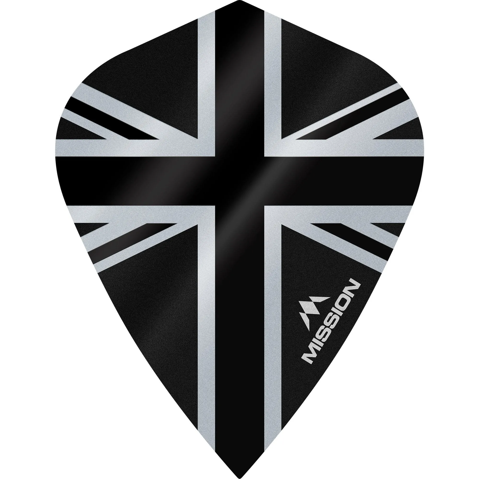 *Mission Alliance Union Jack Dart Flights - Kite - Black