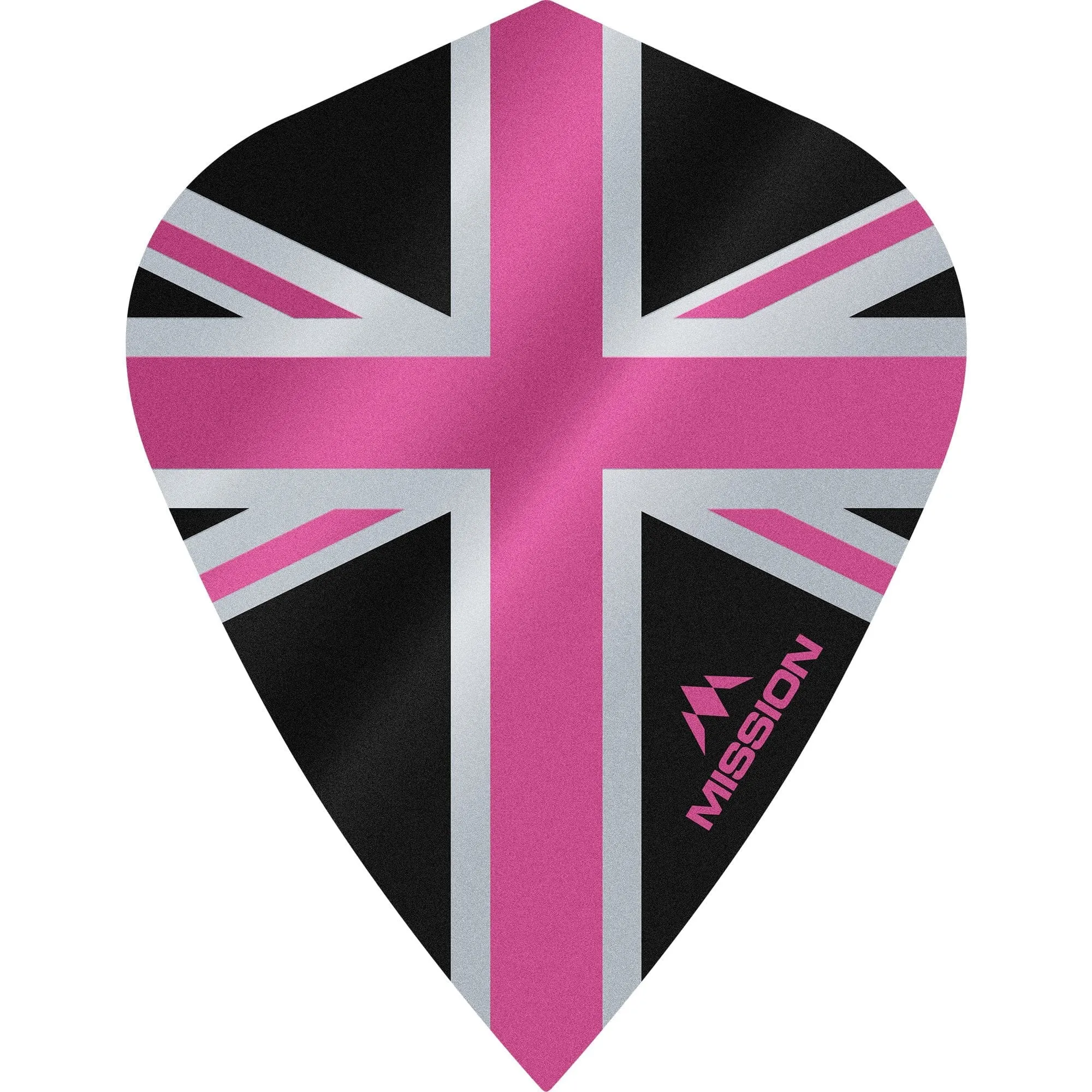 *Mission Alliance Union Jack Dart Flights - Kite - Black