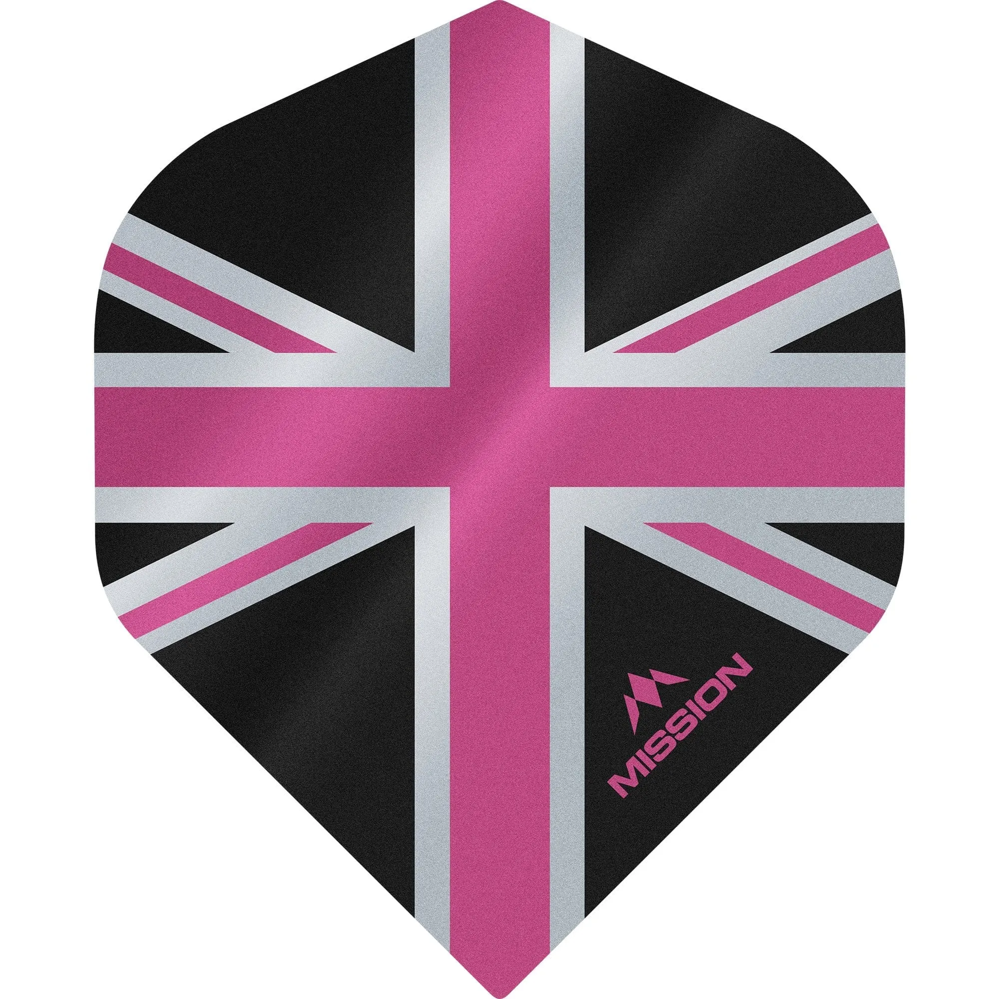 *Mission Alliance Union Jack Dart Flights - No2 - Std - Black