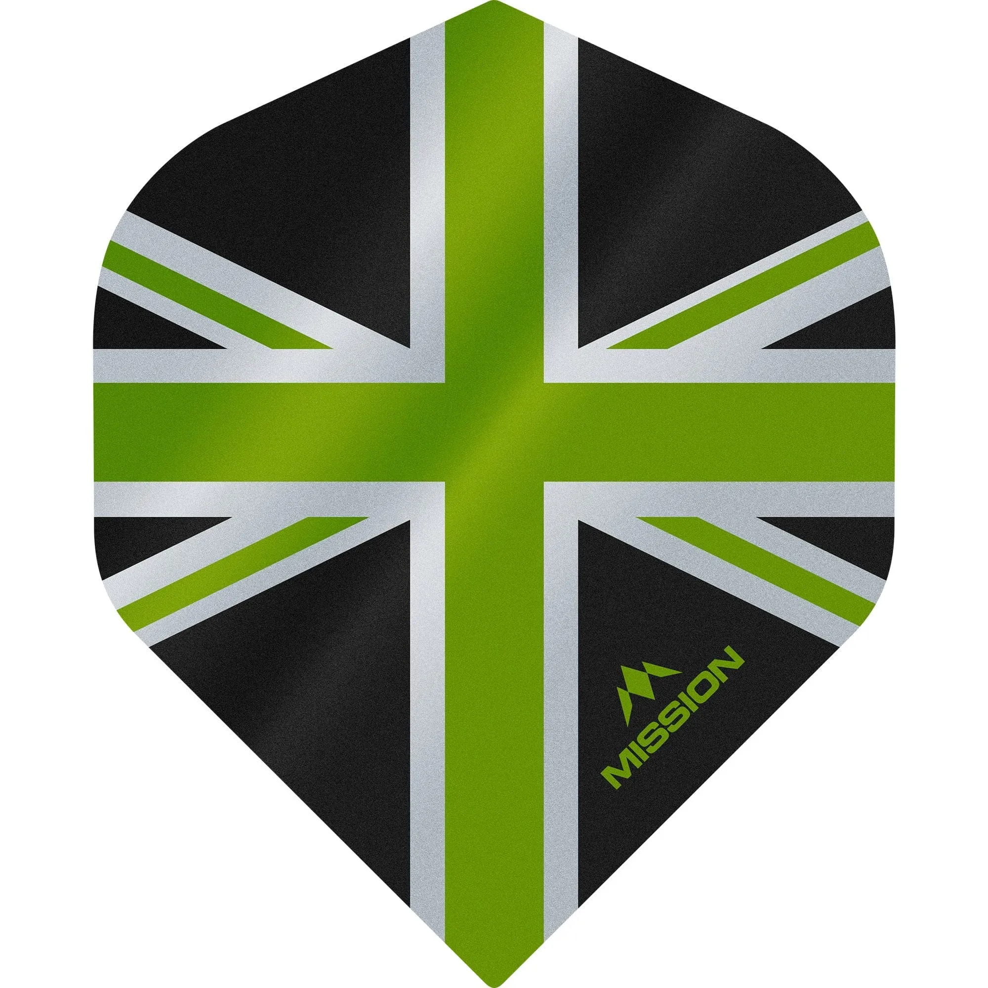 *Mission Alliance Union Jack Dart Flights - No2 - Std - Black