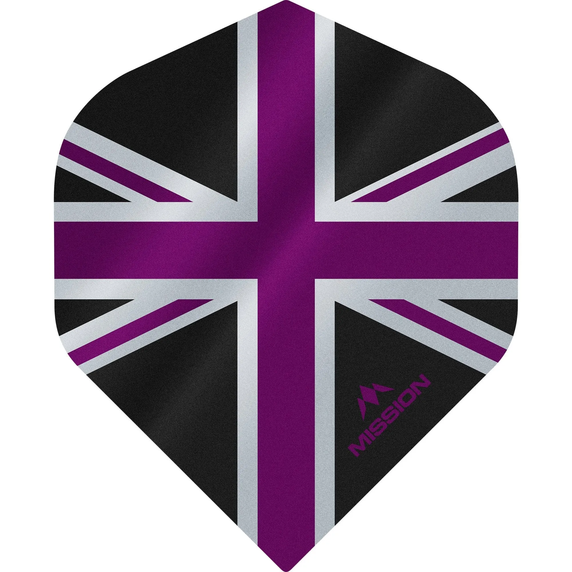 *Mission Alliance Union Jack Dart Flights - No2 - Std - Black