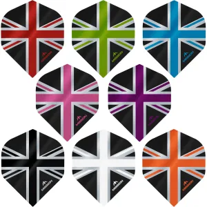 *Mission Alliance Union Jack Dart Flights - No2 - Std - Black