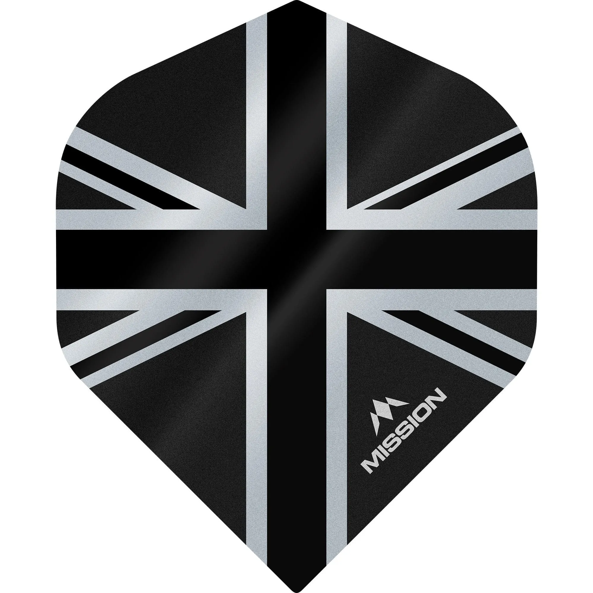 *Mission Alliance Union Jack Dart Flights - No2 - Std - Black