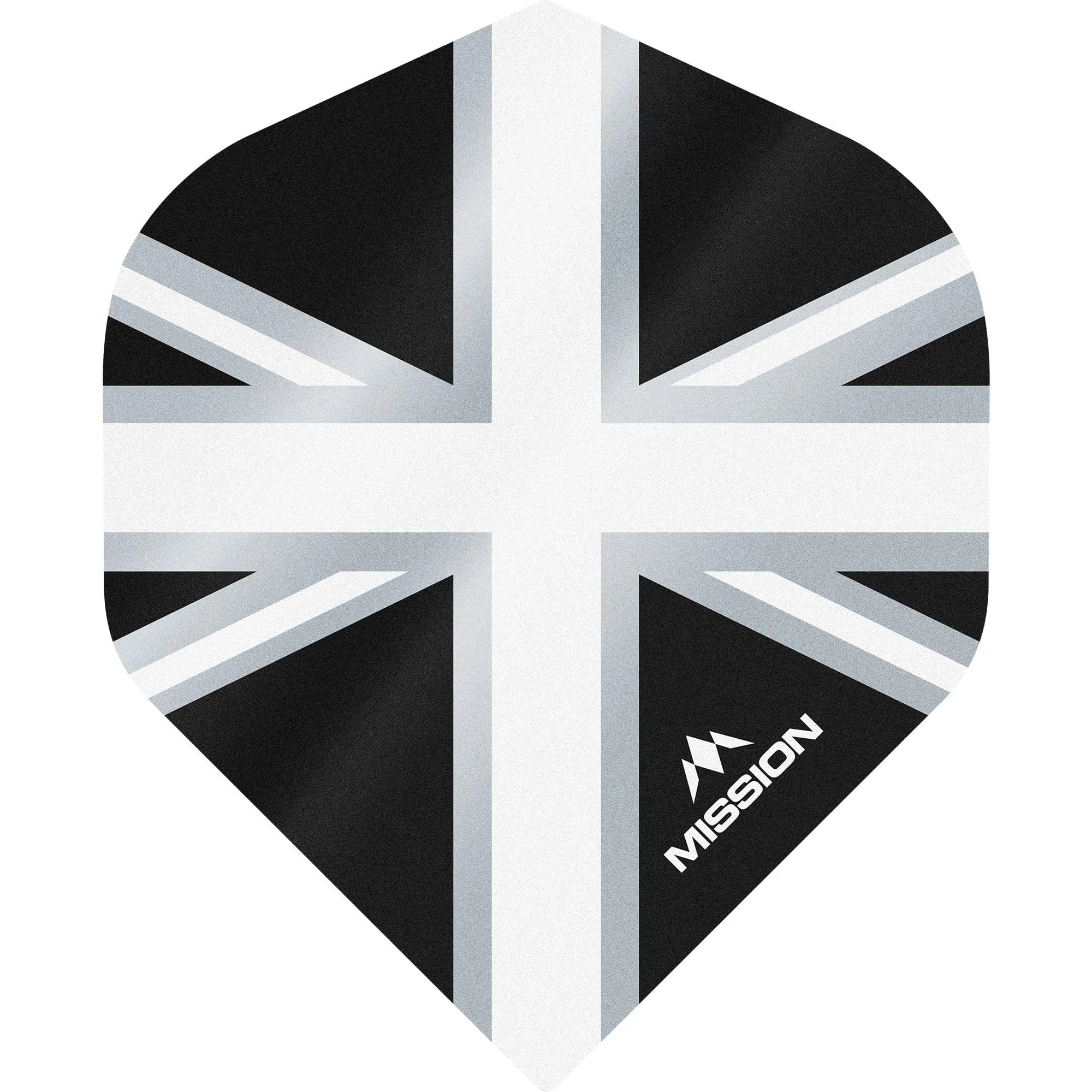 *Mission Alliance Union Jack Dart Flights - No2 - Std - Black