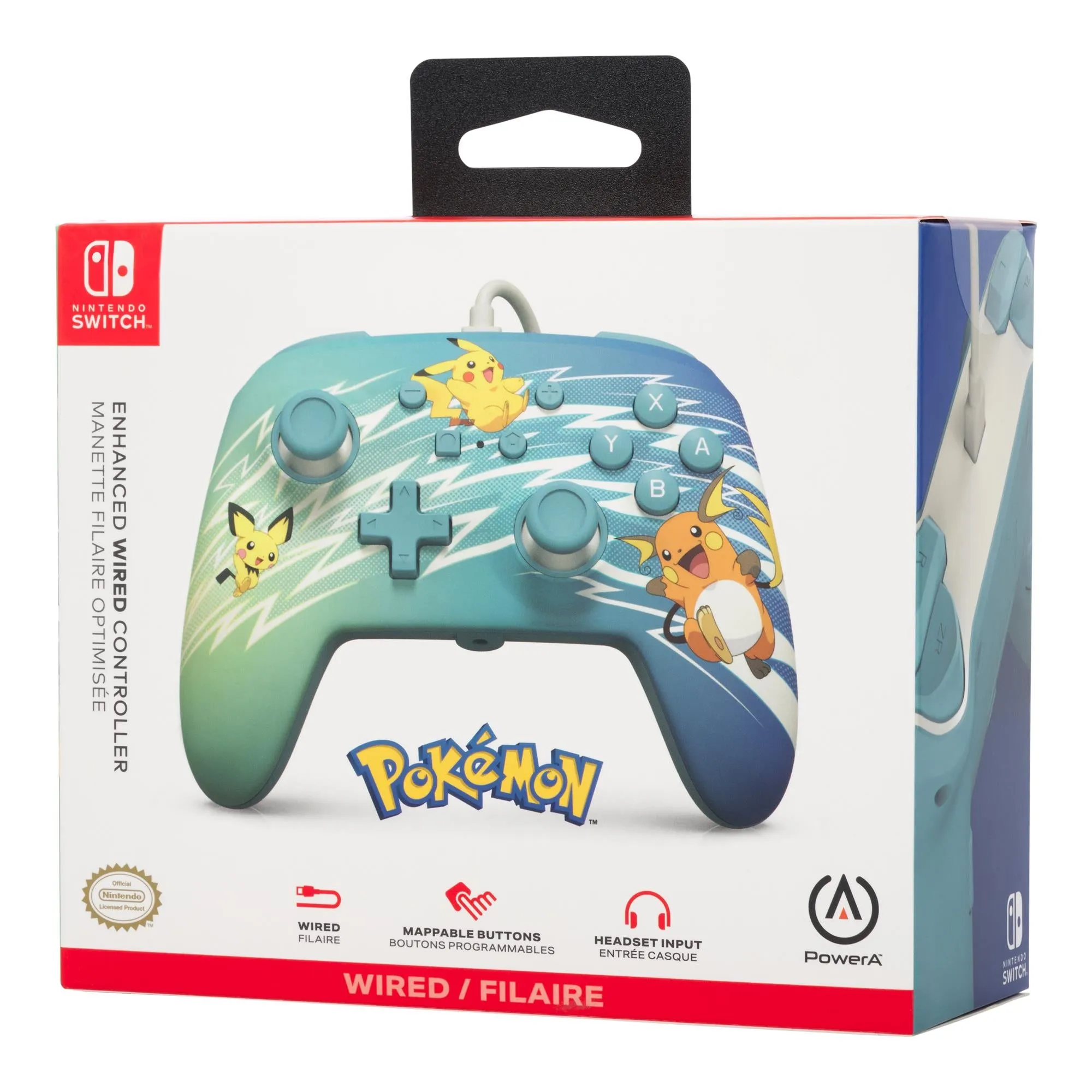 PowerA Enhanced Wired Controller for Nintendo Switch (Pikachu Evolution)