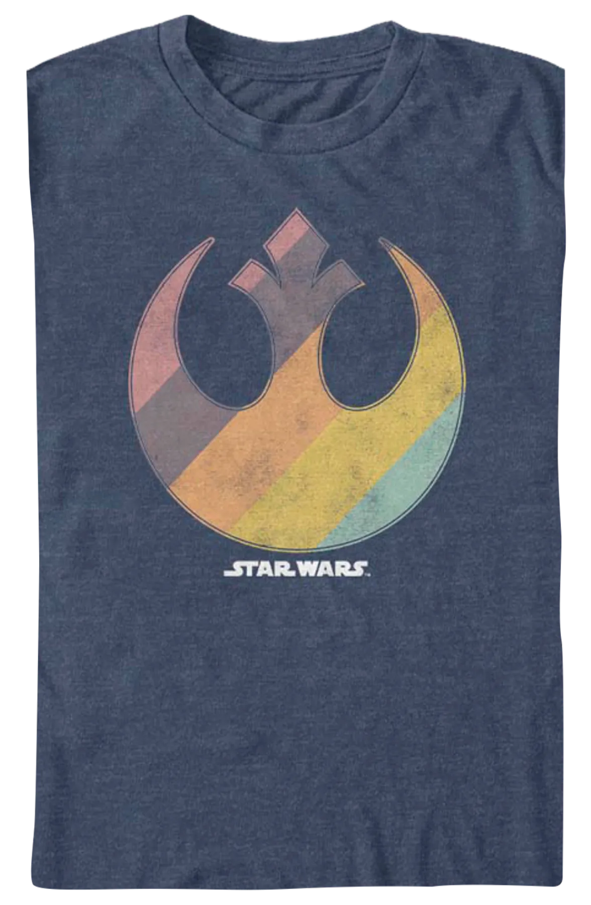 Rainbow Rebel Alliance Logo Star Wars T-Shirt