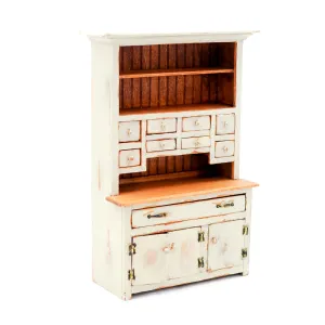 Richard Warren Hutch, Rustic Taupe, Nine Drawers