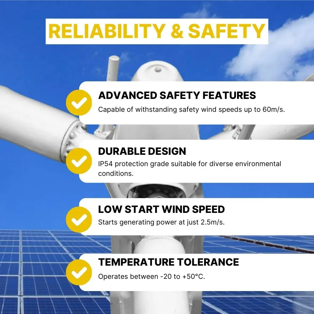 Rocksolar 10KW Pitch Control Wind Turbine